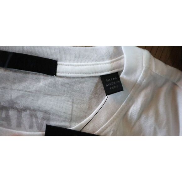 ATM Anthony Thomas Melillo Women's Sz M White Relaxed S/S Baby Tee T-Shirt - Picture 5 of 8